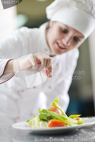 Image of chef preparing meal