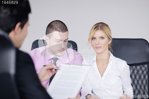 Image of business people group on meeting