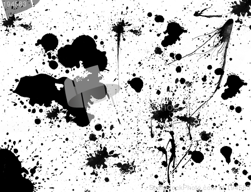 Image of Ink splats