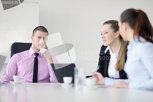 Image of business people group on meeting