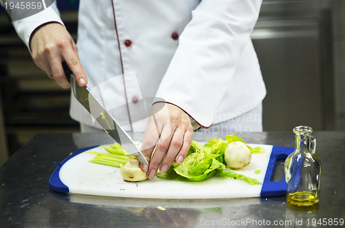 Image of chef preparing meal