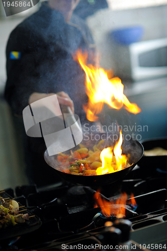 Image of chef preparing meal