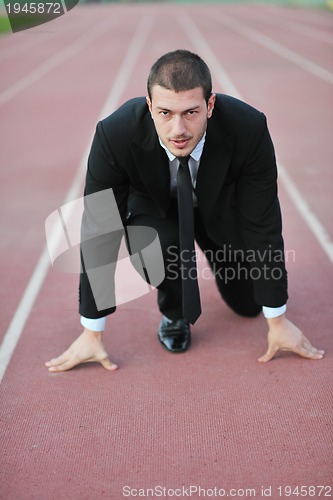 Image of business man in sport