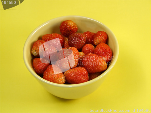 Image of Delicious strawberry bowl dessert