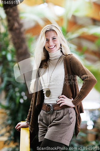 Image of portrait of a beautiful young woman