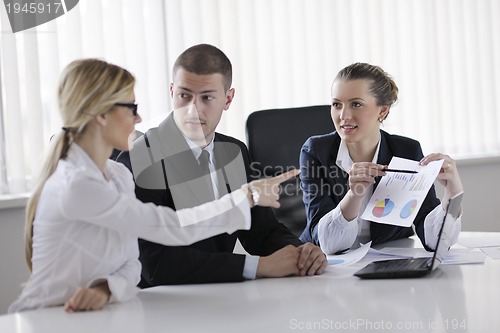 Image of business people in a meeting at office