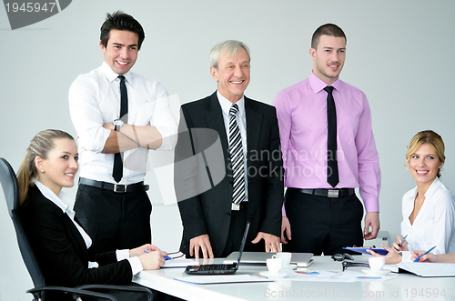 Image of business people group on meeting