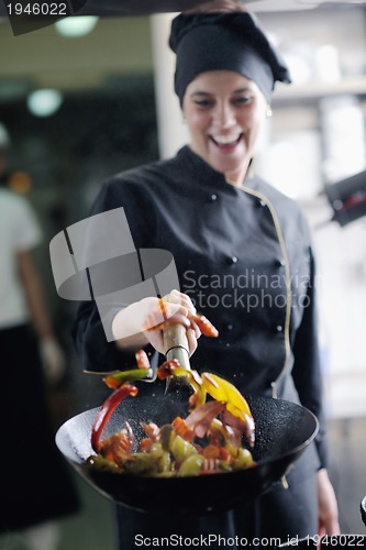 Image of chef preparing meal