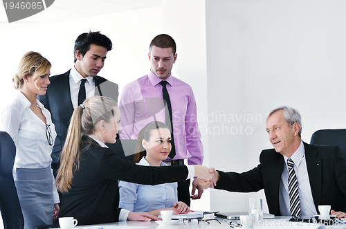 Image of business people group on meeting