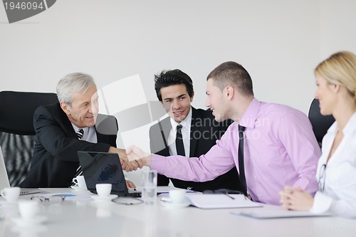 Image of business people group on meeting