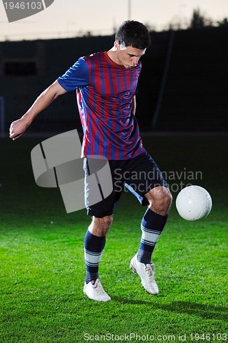 Image of football player in action