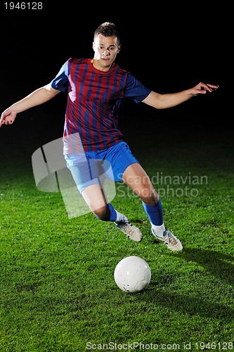 Image of football player in action