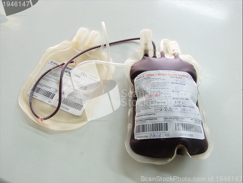 Image of blood donate bag