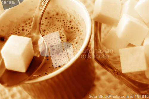 Image of Coffee and sugar