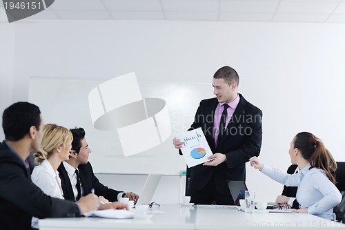 Image of business people group on meeting