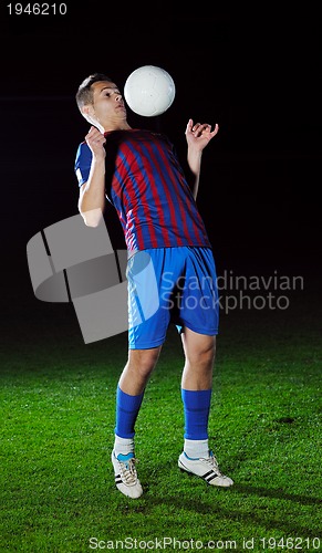 Image of football player in action