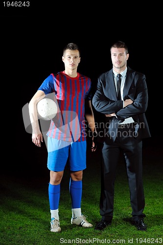 Image of professional sport manager and coach
