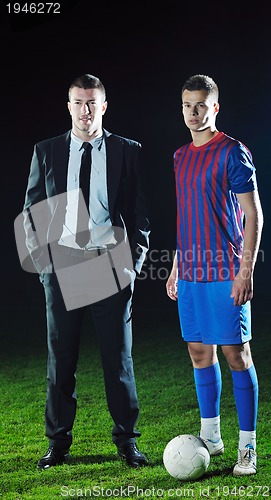 Image of professional sport manager and coach