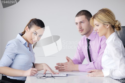Image of business people group on meeting