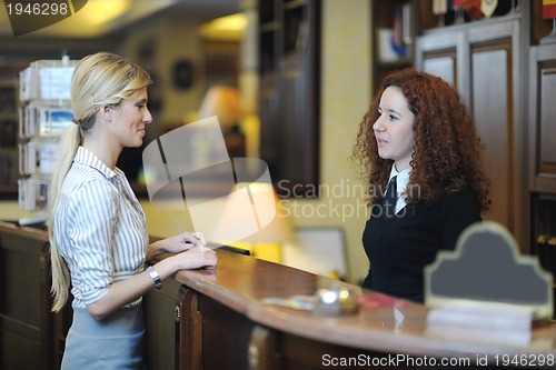Image of hotel reception