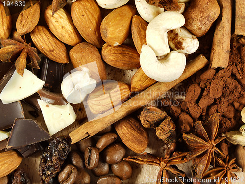 Image of Christmas spices and ingredients