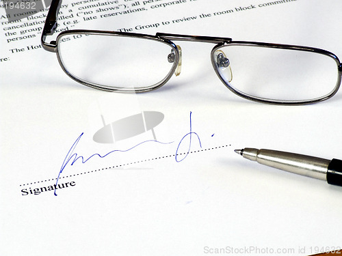 Image of Sign here - business concept