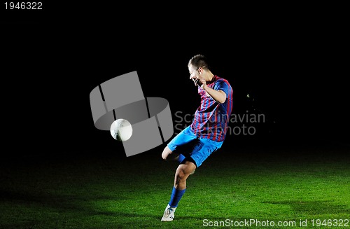 Image of football player in action