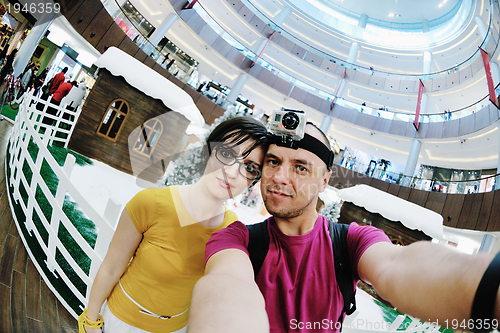 Image of couple at the shop center