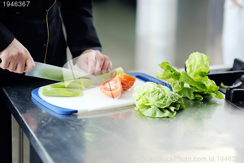 Image of chef preparing meal