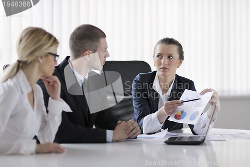 Image of business people in a meeting at office
