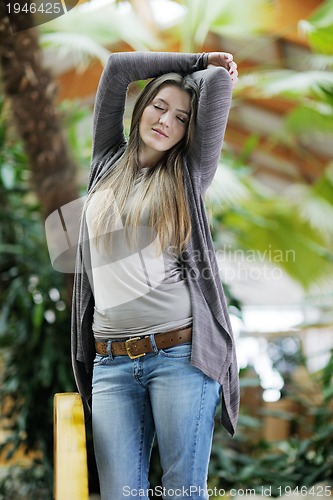 Image of portrait of a beautiful young woman