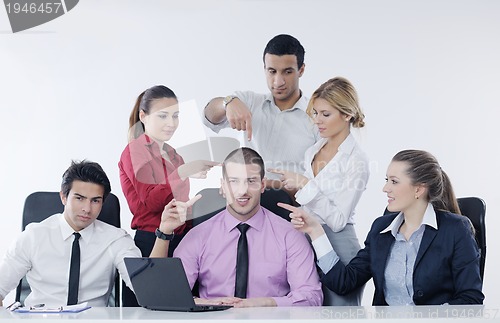 Image of business people group on meeting