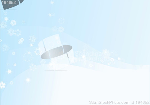 Image of snowflake background