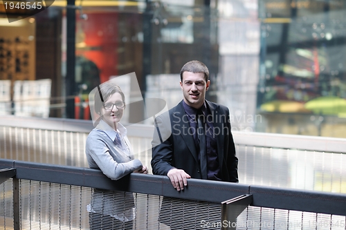 Image of business woman and business man