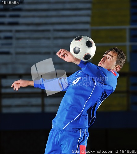 Image of football player in action