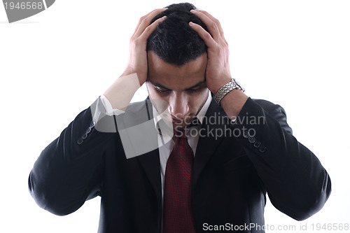 Image of depressed business man