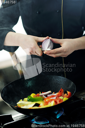 Image of chef preparing meal