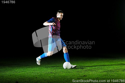 Image of football player in action