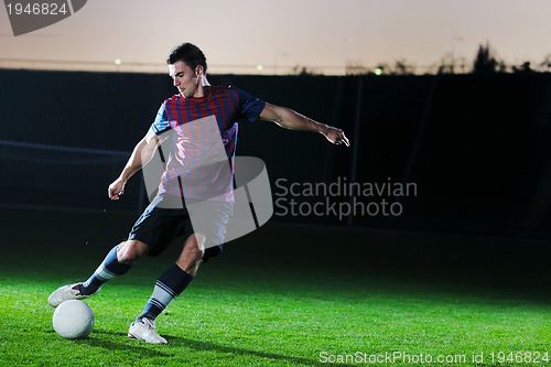 Image of football player in action