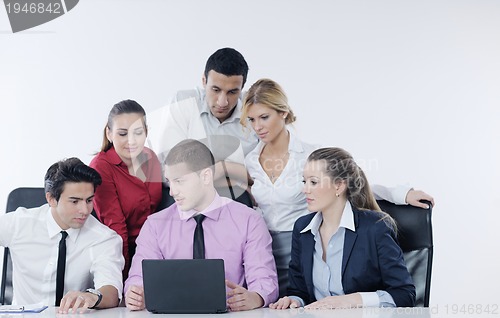 Image of business people group on meeting