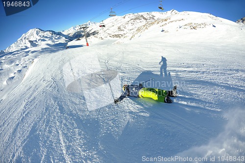 Image of skiing accident