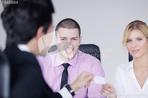 Image of business people group on meeting