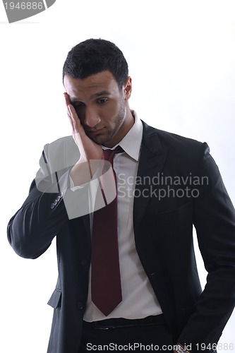 Image of depressed business man