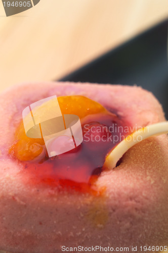 Image of fresh berry fruit cake