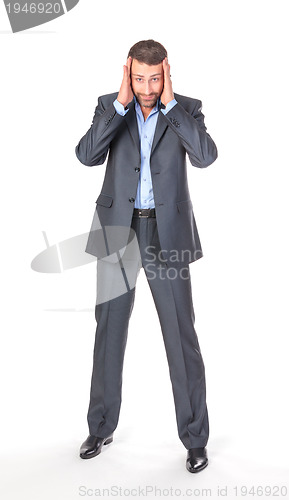Image of Full length portrait businessman