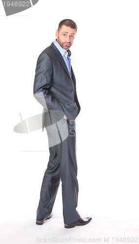 Image of Full length portrait businessman