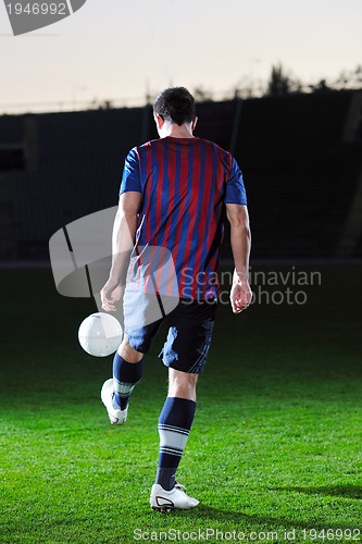 Image of football player in action