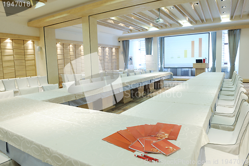 Image of Empty business conference room