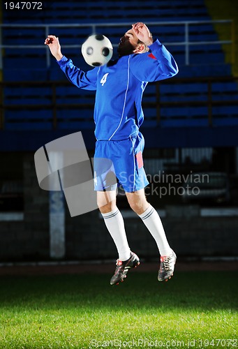 Image of football player in action