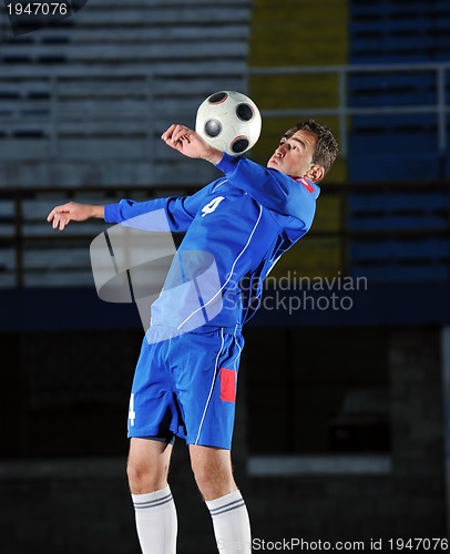 Image of football player in action
